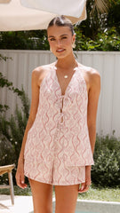 Dasha Shorts - Pink Swirl